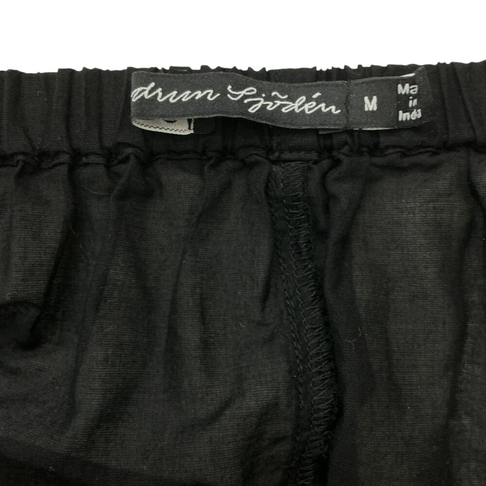 Gudrun Sjoden Petticoat Skirt M Black Eyelet Embroidery Ruffled Organic Cotton - Picture 7 of 10